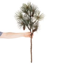 gjenstander Kunstig furukvist med kongler, stuedekorasjon, 93 cm