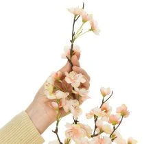 gjenstander Dekorativ blomstrende gren med delikate kirsebærblomster, 83 cm, 3 stk.