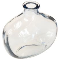 gjenstander Liten glassvase klar moderne minivase glass blå 11×6×10 cm 3 stk
