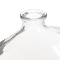 gjenstander Liten glassvase moderne minivase glass klar 11×6×10 cm 3 stk