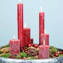 gjenstander Kokosnøtt stjerne rød 5cm 50 stk julepynt dekorative stjerner