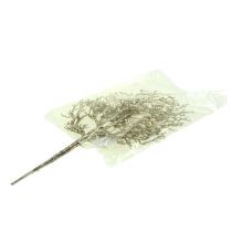 gjenstander Korallgren med glimmer lys gull 3stk