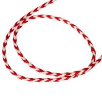 gjenstander Sikksakkmønstertråd på rull for håndverk og emballasje, 3 mm diameter, 20 m lang