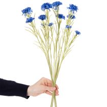gjenstander Kunstig kornblomst for elegant stuedesign, sommerdekorasjon, 68 cm, 4 stk.