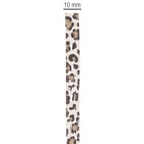 gjenstander Gavebånd leopardmønster for kreativ dekorasjon, krøllbånd 10mm 100m