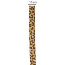 gjenstander Krøllebånd, leopardmønster, gavebånd for kreativ innpakning, 10 mm, 100 m