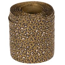 gjenstander Krøllebånd, leopardmønster, gavebånd for kreativ innpakning, 10 mm, 100 m