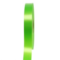 gjenstander Ruffled Ribbon Lime Green 19mm 100m