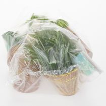 gjenstander Kunstig urtepotte med dekorative urter til kjøkken, hage, balkong eller terrasse, 15m³, 3 stk.