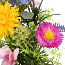 gjenstander Kunstig vårblomsterkrans til dekorasjon av inngangsdør, 30 cm