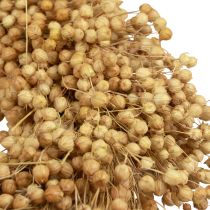 gjenstander Boho dekorativ krans, dekorativ krans av lin, naturlig krans, tørr, Ø28 cm