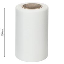 gjenstander Hvitt kransbånd 150mm 25m