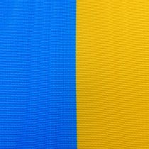 gjenstander Kransbånd moiré blå-gul 100 mm
