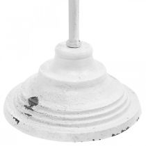 gjenstander Kransholder hvit shabby chic kransstativ 1 krok H76cm