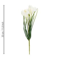 gjenstander Dekorativ krokus som kunstig plante for tidløs vårdesign, 30 cm, 6 stk.