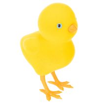 gjenstander Kyllingdekorasjon til påske, borddekorasjon, gjenbrukbar stuedekorasjon, 16 cm, 2 stk.