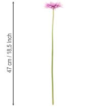 gjenstander Kunstige gerberablomster til hagen, lilla, 47 cm, 6 stk.