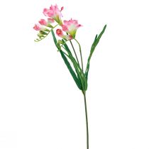 gjenstander Kunstige hageblomster Freesia Rosa 58cm