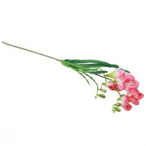 gjenstander Kunstige hageblomster Freesia Rosa 58cm
