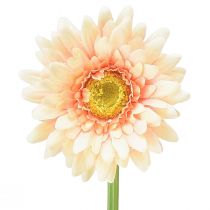 gjenstander Kunstige blomster Gerbera Aprikos 47cm