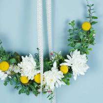 gjenstander Kunstig dahliakrem 25,5cm 3stk