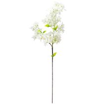 gjenstander Kunstig lilla gren Hvite blomster L95cm