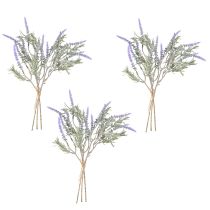 gjenstander Kunstig Lavendel Kunstige Planter Lilla 38cm 3 Bunch 9stk