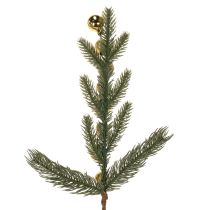 gjenstander Kunstig grangren med gullfargede mini julekuler, 46 cm, 2 stk.