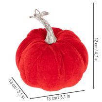 gjenstander Stoffgresskar som borddekorasjon, høstdekorasjon, 13 cm, 3 stk.