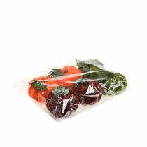 gjenstander Minigresskar flokket oransje, grønn, rød Ø9cm 6 stk