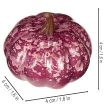 gjenstander Mini gresskardekorasjonssett, høst- og halloweendekorasjoner, assorterte farger, 4 cm, 24 deler