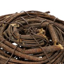 gjenstander Slyngkule, naturbrun, til dekorasjon, Ø14 cm H14 cm