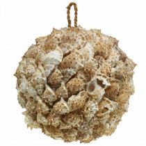 gjenstander Skalldekorasjon ball havsnegler Maritim dekor for oppheng Ø18cm