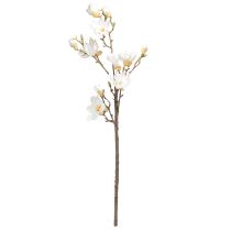 gjenstander Kunstig blomstermagnolia grenblomster Ø2–10cm Krem L105cm