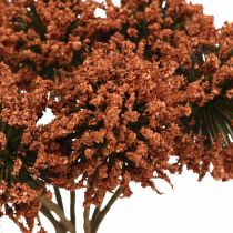 gjenstander Kunstige blomster brune dekorative blomster i en haug på 4 stk