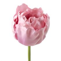 Kunstige blomster tulipaner fylt gammel rose 84cm - 85cm 3stk