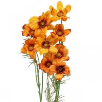 gjenstander Kunstige blomster Cosmea Orange smykkekurv H51cm 3stk
