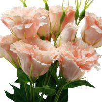 gjenstander Kunstige blomster Eustoma Lisianthus rosa 52cm 5stk