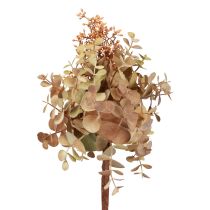 gjenstander Kunstig eukalyptusbukett, kunstig blomsterdekorasjon med knopper 30cm
