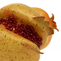 Kunstig frukt granateple med frø Ø6cm - Ø7cm L18cm