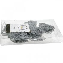 gjenstander Kunstige planter, grendekor, dekorativ bladsølvglitter L36cm 10 stk