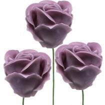 Kunstroser syrin voksroser deco roser voks Ø6cm 18 stk
