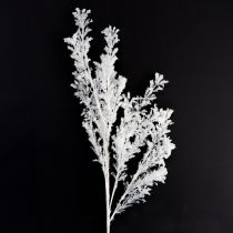 gjenstander Kunstig gren frostet dekorativ gren vinterdekorasjon hvit 78 cm 2 stk