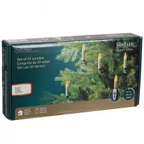 gjenstander LED tre lys batteri fjernkontroll blinke 10 LED H10cm