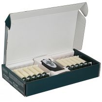 gjenstander LED tre lys batteri fjernkontroll blinke 10 LED H10cm