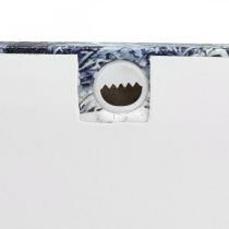 gjenstander LED bilde vinterlandskap park med lanterner LED veggmaleri 58x38cm