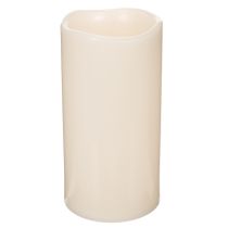 gjenstander Stor LED-lys for batteridrift med timer, varmhvit, utendørs, 25 cm