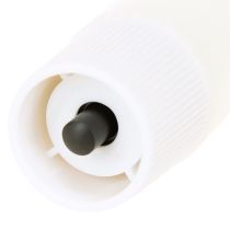 gjenstander LED-lys hvite koniske lys voks varm hvit 24,5 cm 2 stk
