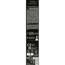 gjenstander LED-lys hvite koniske lys voks varm hvit 24,5 cm 2 stk