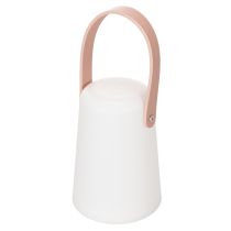 gjenstander Lampe med håndtak, bærbar LED-lampe for utendørs og innendørs bruk, 22 cm, 3 stk.